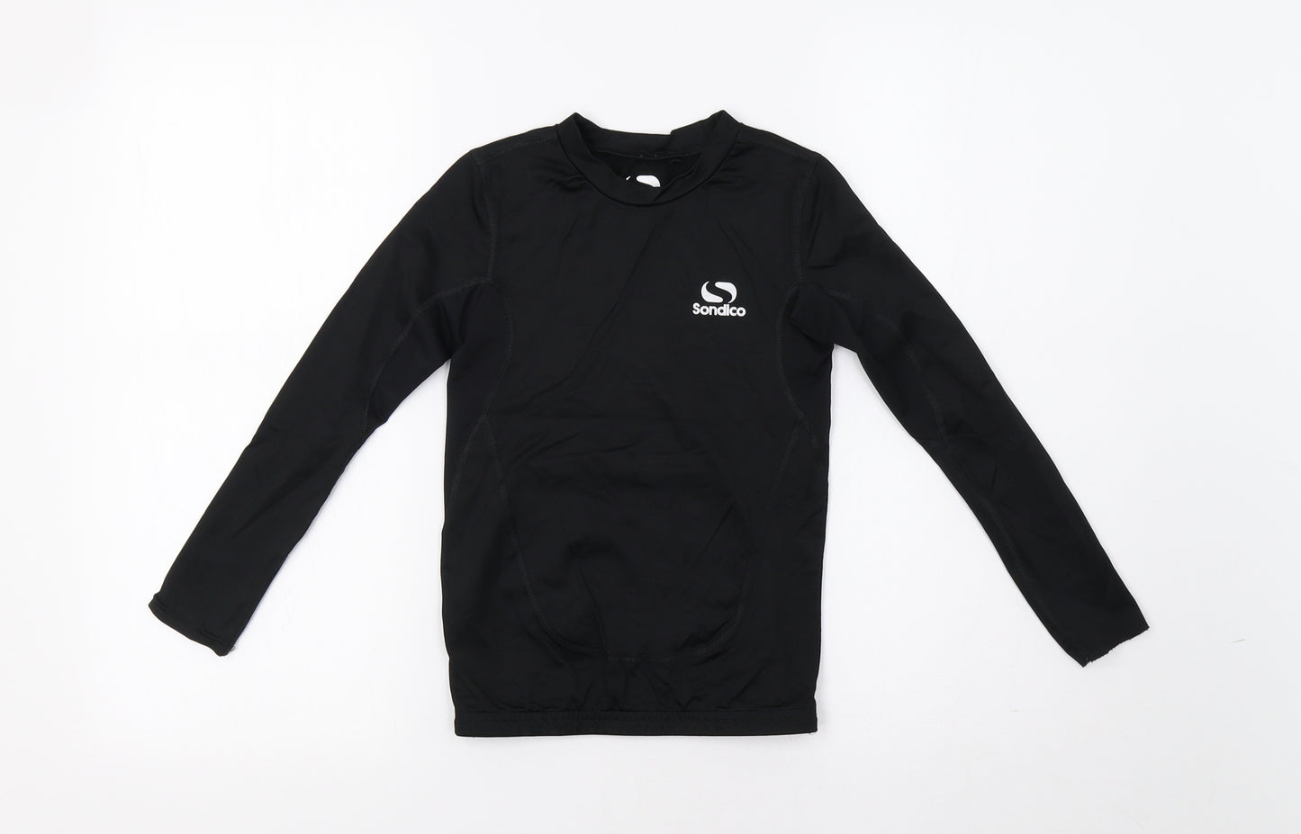 Sondico Boys Black   Jersey Polo Size 7-8 Years