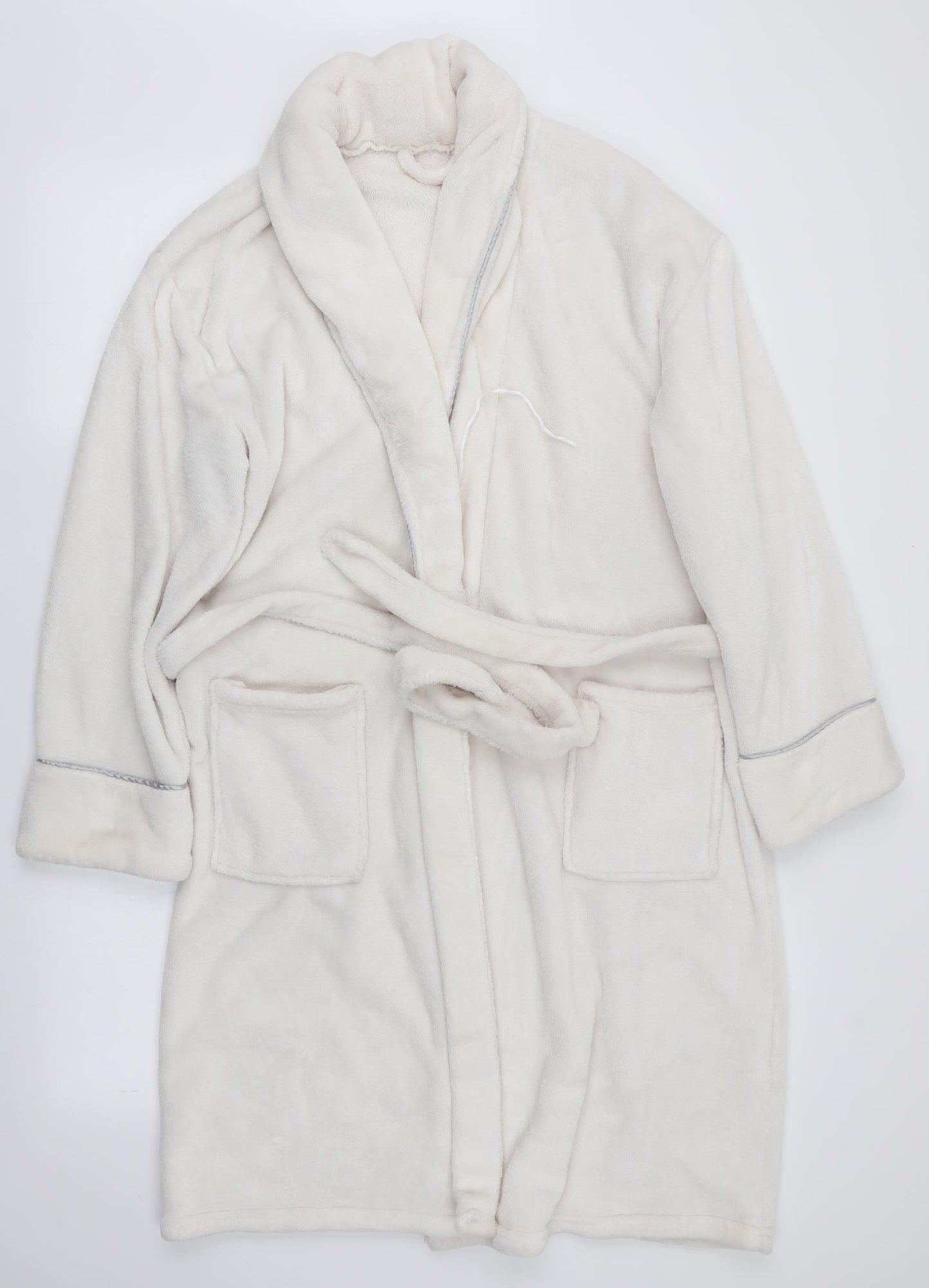 Avenue Womens Ivory Solid   Gown Size 12