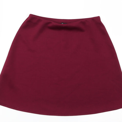 Missguided Womens Brown   A-Line Skirt Size 8