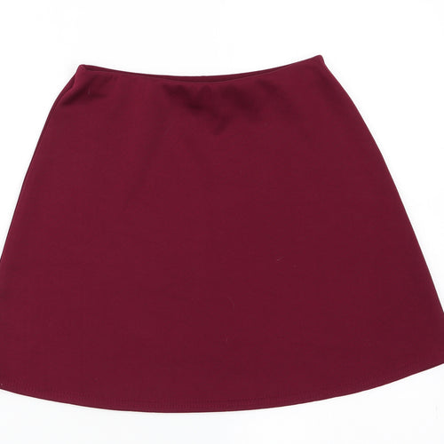 Missguided Womens Brown   A-Line Skirt Size 8