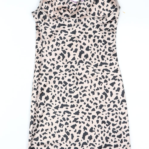 Motel Womens Beige Animal Print  Bodycon  Size XS