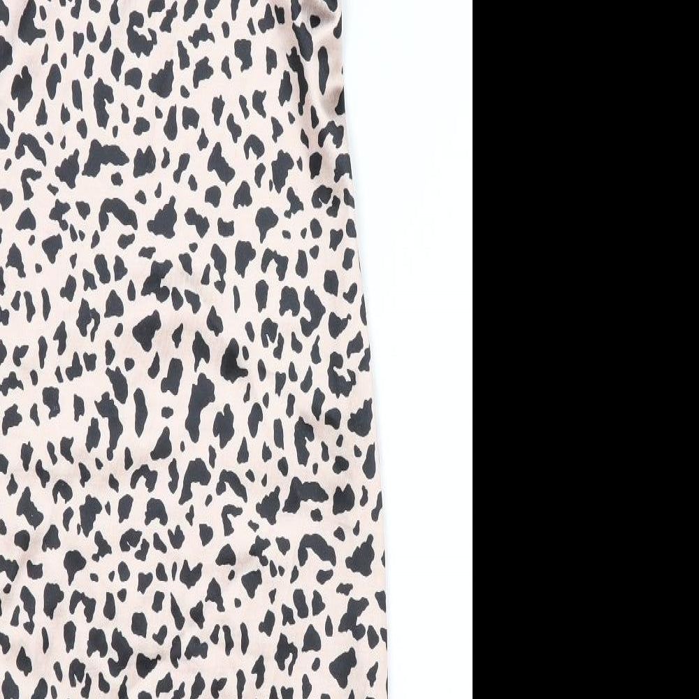 Motel Womens Beige Animal Print  Bodycon  Size XS