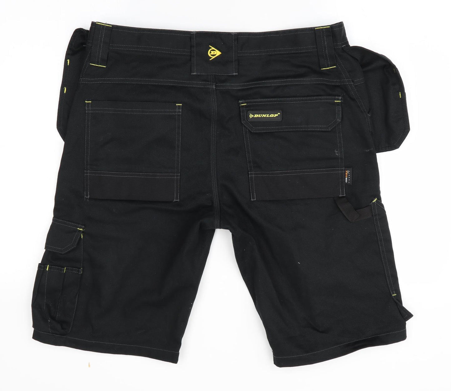 Dunlop Mens Black   Cargo Shorts Size 34 in - Workwear Shorts