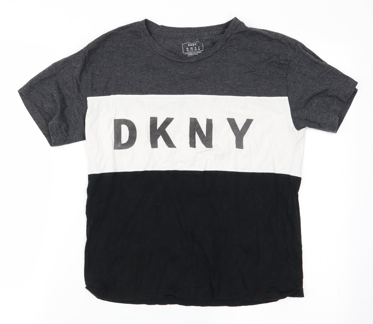 DKNY Womens Black   Basic T-Shirt Size 4