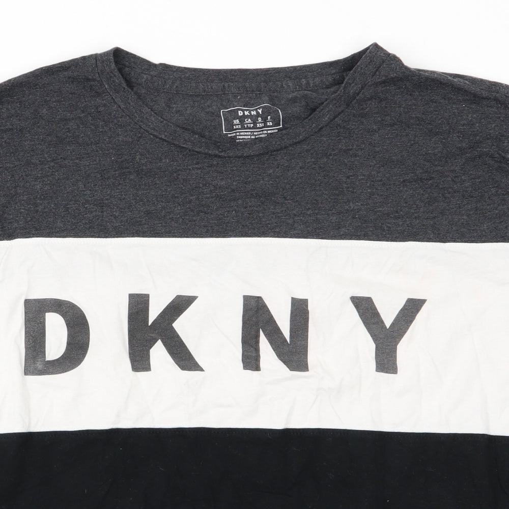 DKNY Womens Black   Basic T-Shirt Size 4