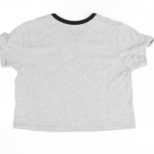 Powerpuff Girls Womens Grey Solid   Pyjama Top Size L