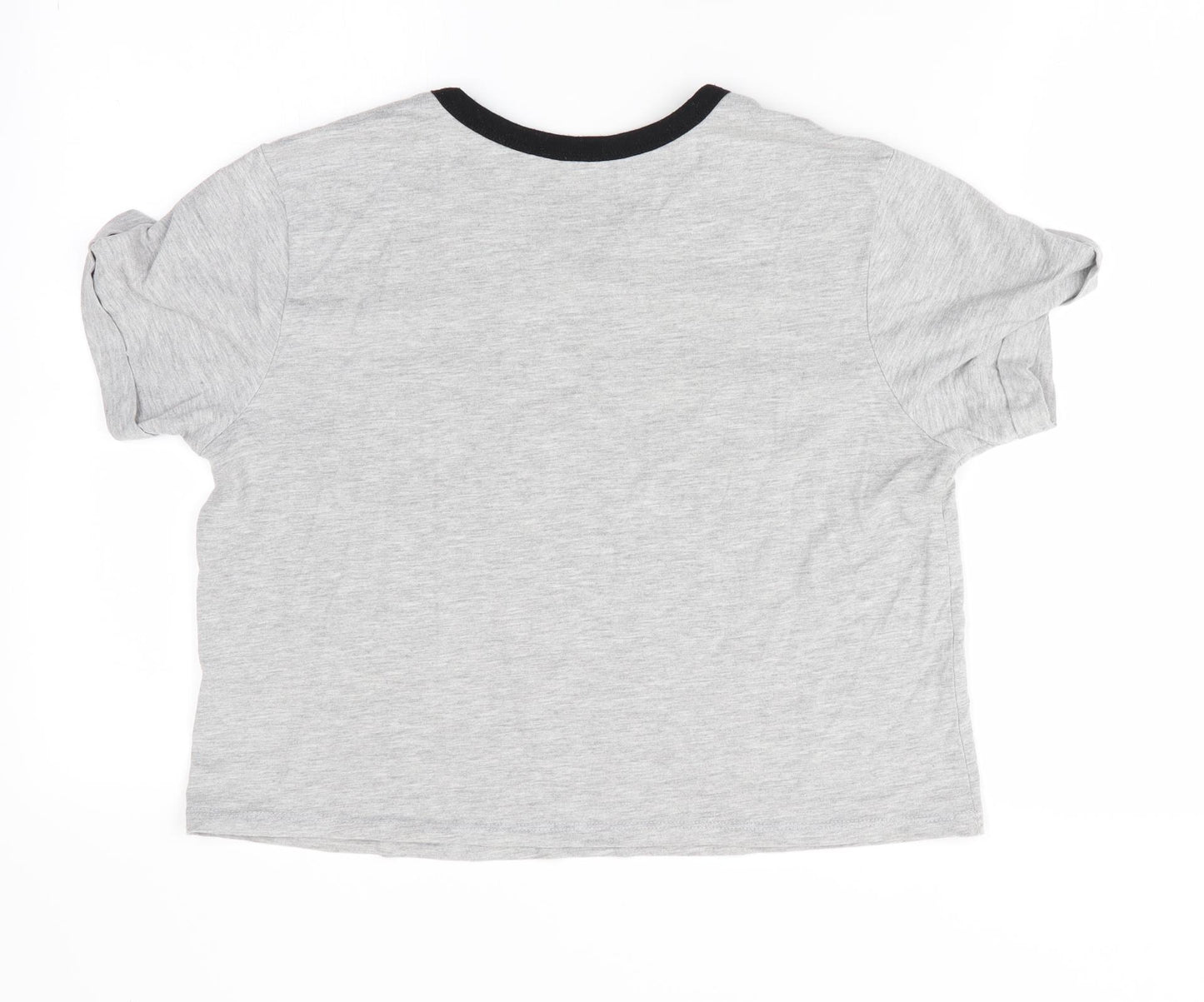 Powerpuff Girls Womens Grey Solid   Pyjama Top Size L