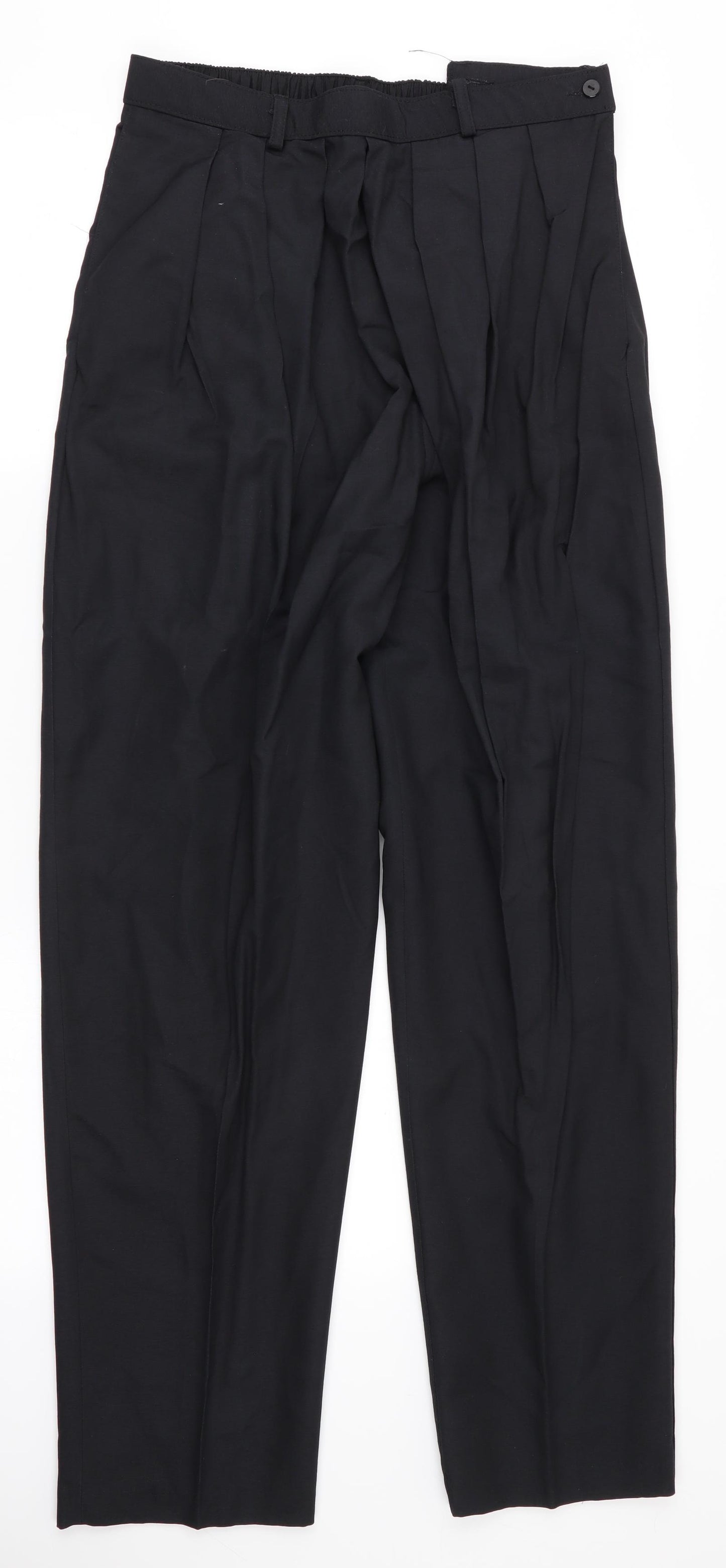 Preworn Womens Black   Trousers  Size 18 L31 in - Back Elastication