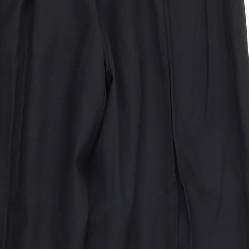 Preworn Womens Black   Trousers  Size 18 L31 in - Back Elastication