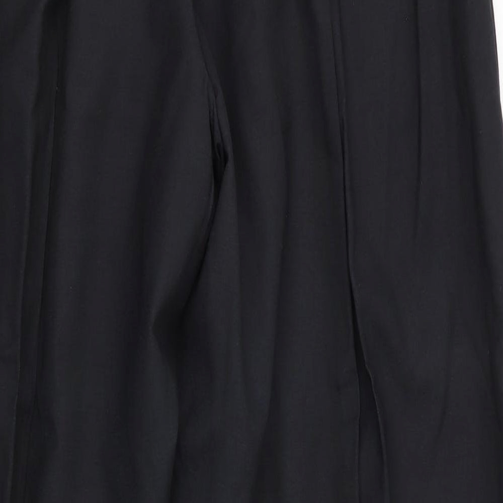 Preworn Womens Black   Trousers  Size 18 L31 in - Back Elastication