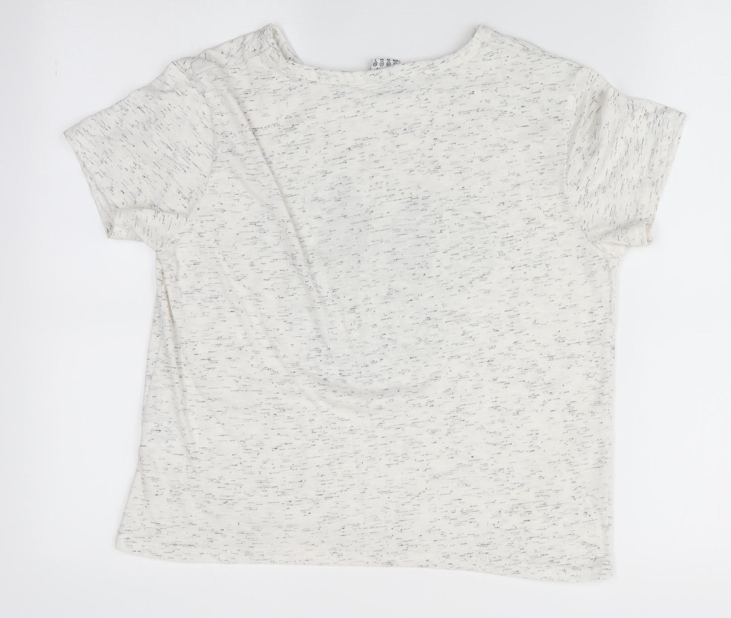 Disney at Atmosphere Womens Ivory Animal Print  Basic T-Shirt Size 10  - Minnie Mouse