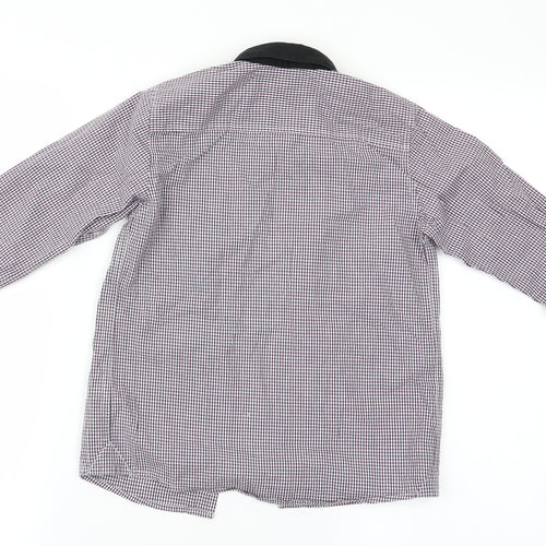 Autograph Boys Brown Check  Basic Button-Up Size 8 Years