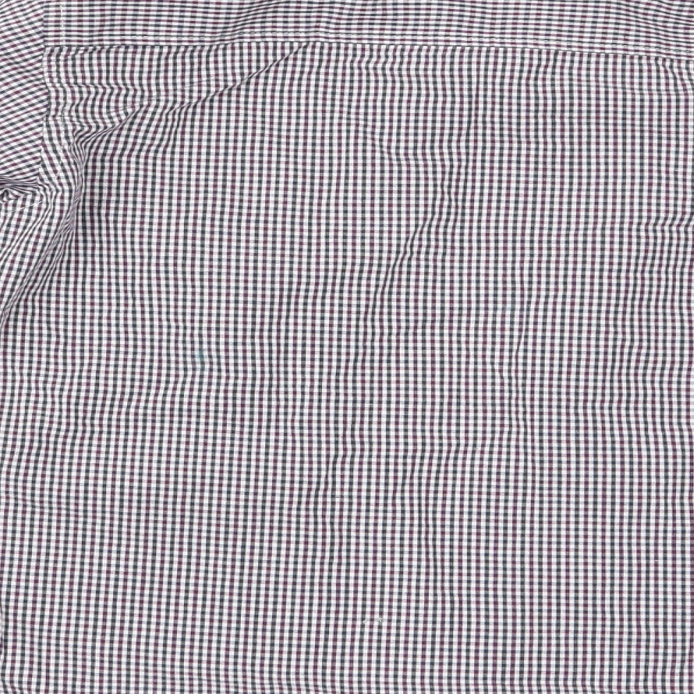 Autograph Boys Brown Check  Basic Button-Up Size 8 Years