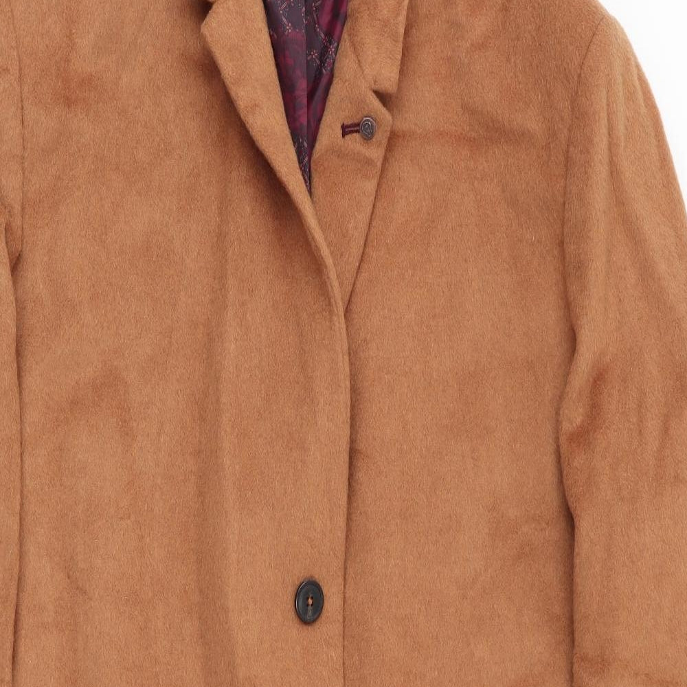 Burtons Menswear Mens Gold   Overcoat Coat Size XL