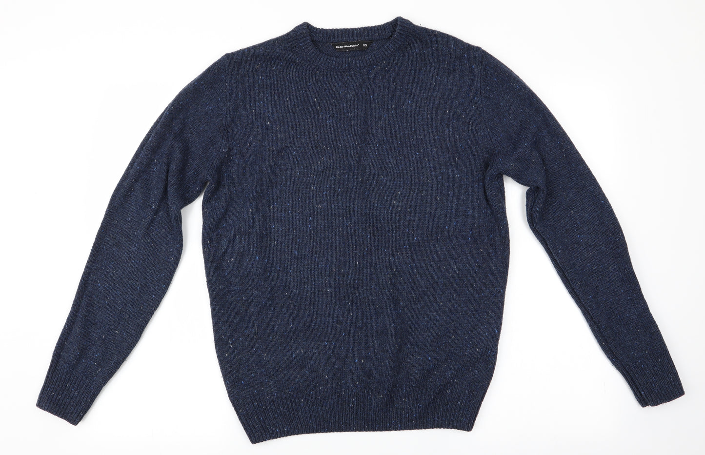 Cedar Wood State Mens Blue   Pullover Jumper Size XS