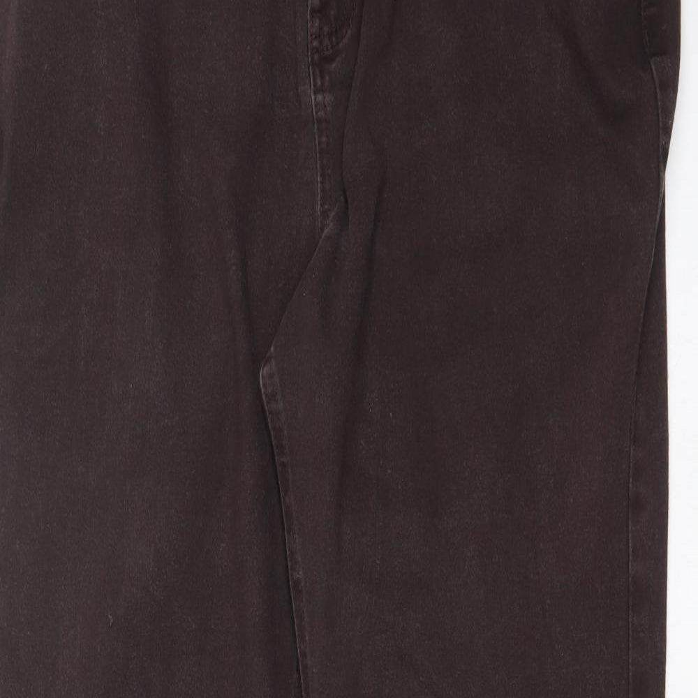 Per Una Womens Brown   Straight Jeans Size 16 L30 in