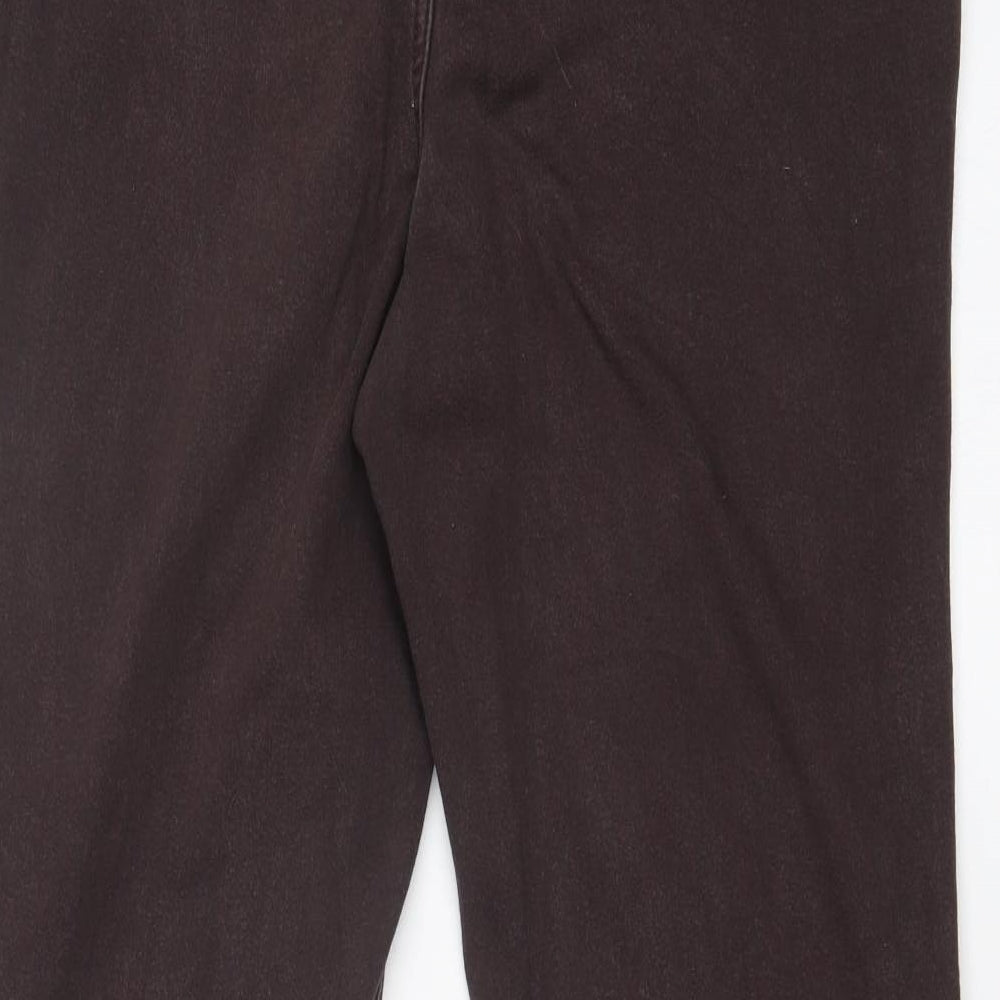 Per Una Womens Brown   Straight Jeans Size 16 L30 in