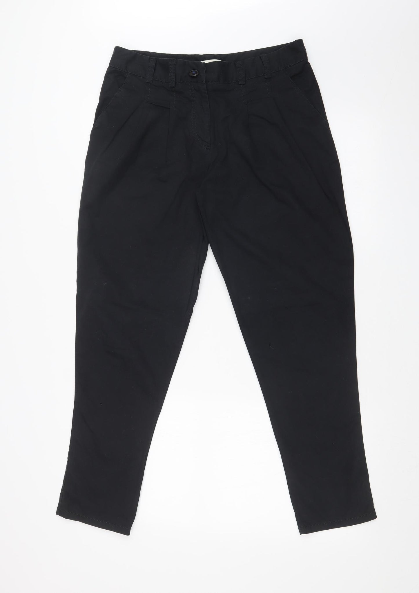 River Island Womens Black   Chino Trousers Size 8 L29 in