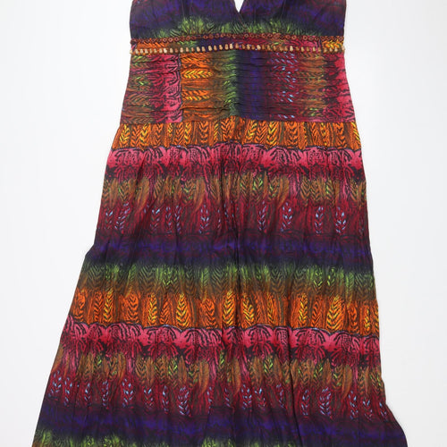 Love Label Womens Multicoloured Animal Print  Fit & Flare  Size 18