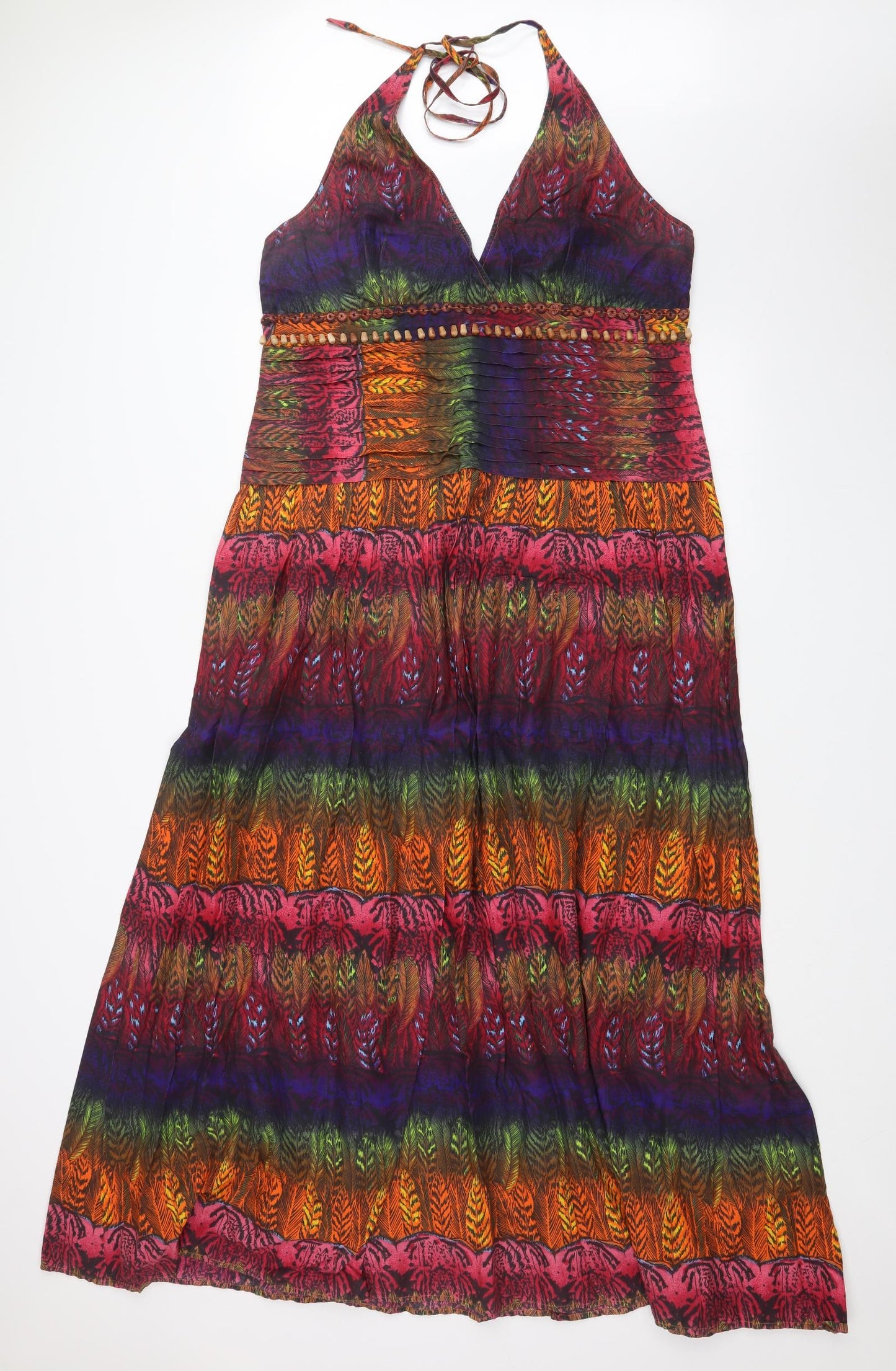Love Label Womens Multicoloured Animal Print  Fit & Flare  Size 18