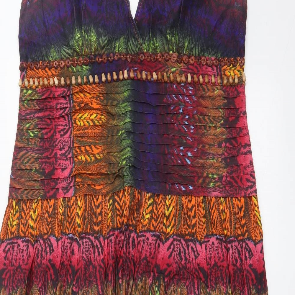 Love Label Womens Multicoloured Animal Print  Fit & Flare  Size 18