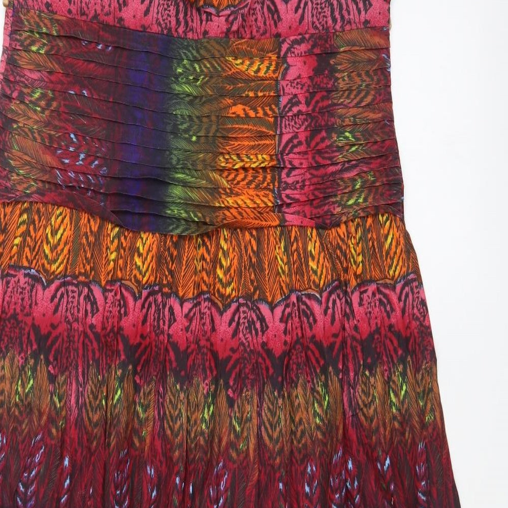Love Label Womens Multicoloured Animal Print  Fit & Flare  Size 18