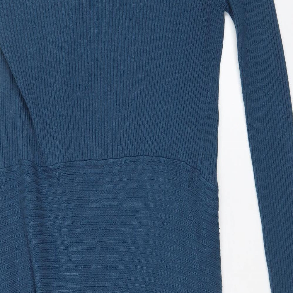 M&S Womens Blue   Cardigan Jumper Size 12