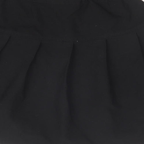 M&S Girls Black   Pleated Skirt Size 12-13 Years
