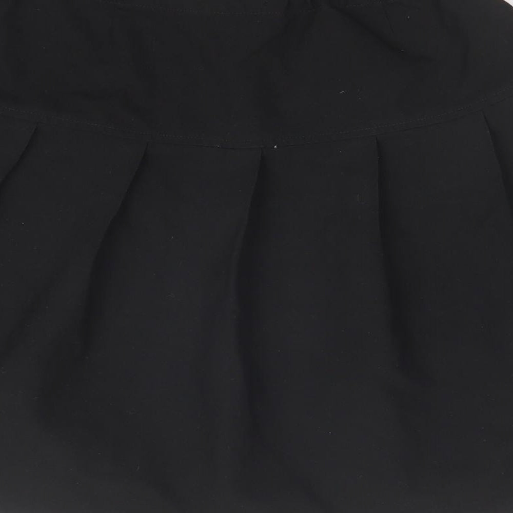 M&S Girls Black   Pleated Skirt Size 12-13 Years