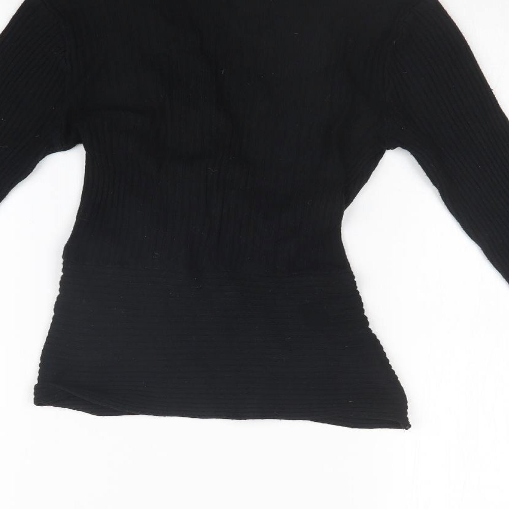 New Look Womens Black   Basic T-Shirt Size 10