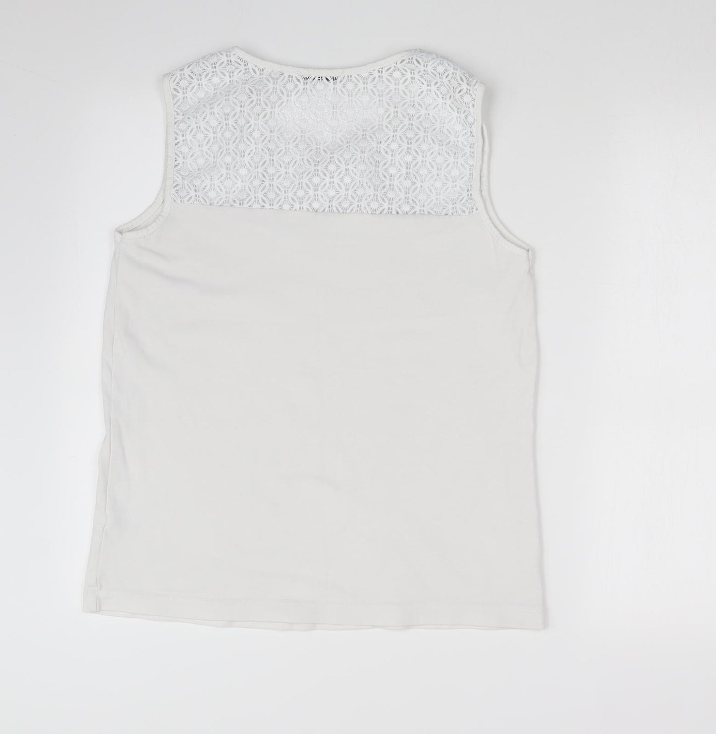 TU Womens White   Basic Tank Size 18