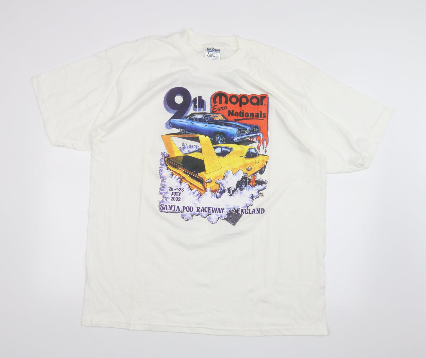 Gildan Mens White    T-Shirt Size XL
