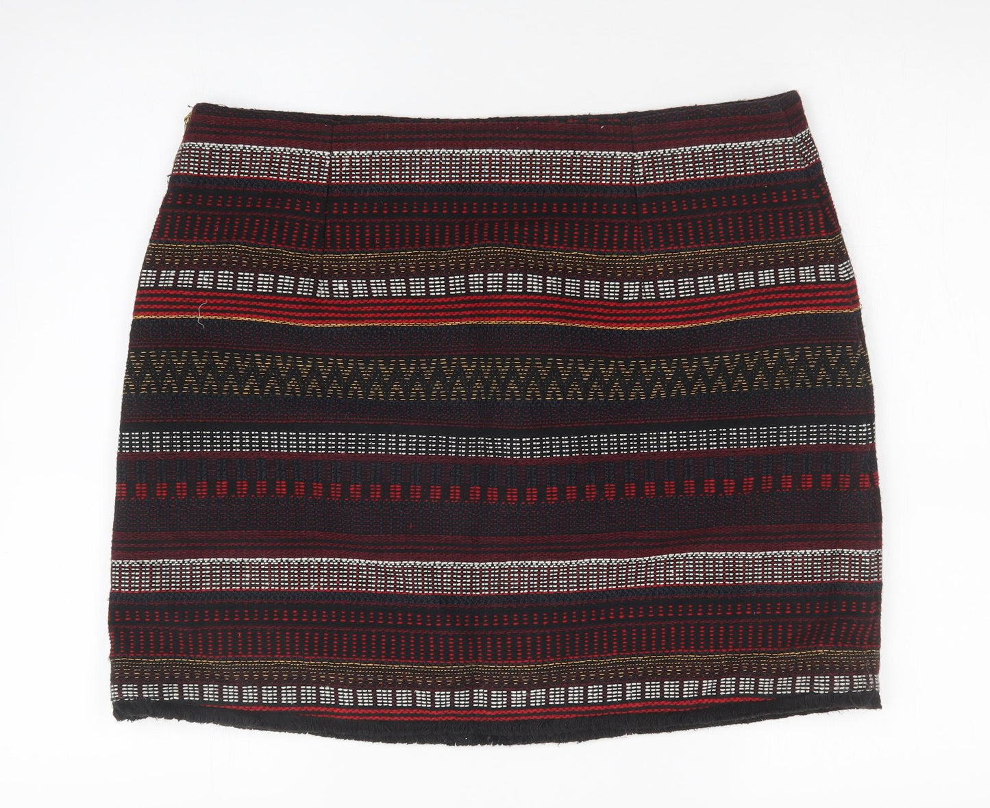 George Womens Multicoloured Striped  Straight & Pencil Skirt Size 16