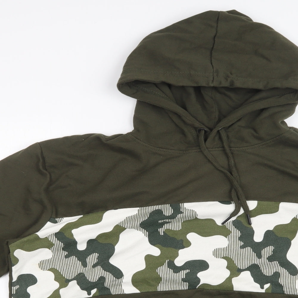 PEP&CO Mens Green   Pullover Hoodie Size M