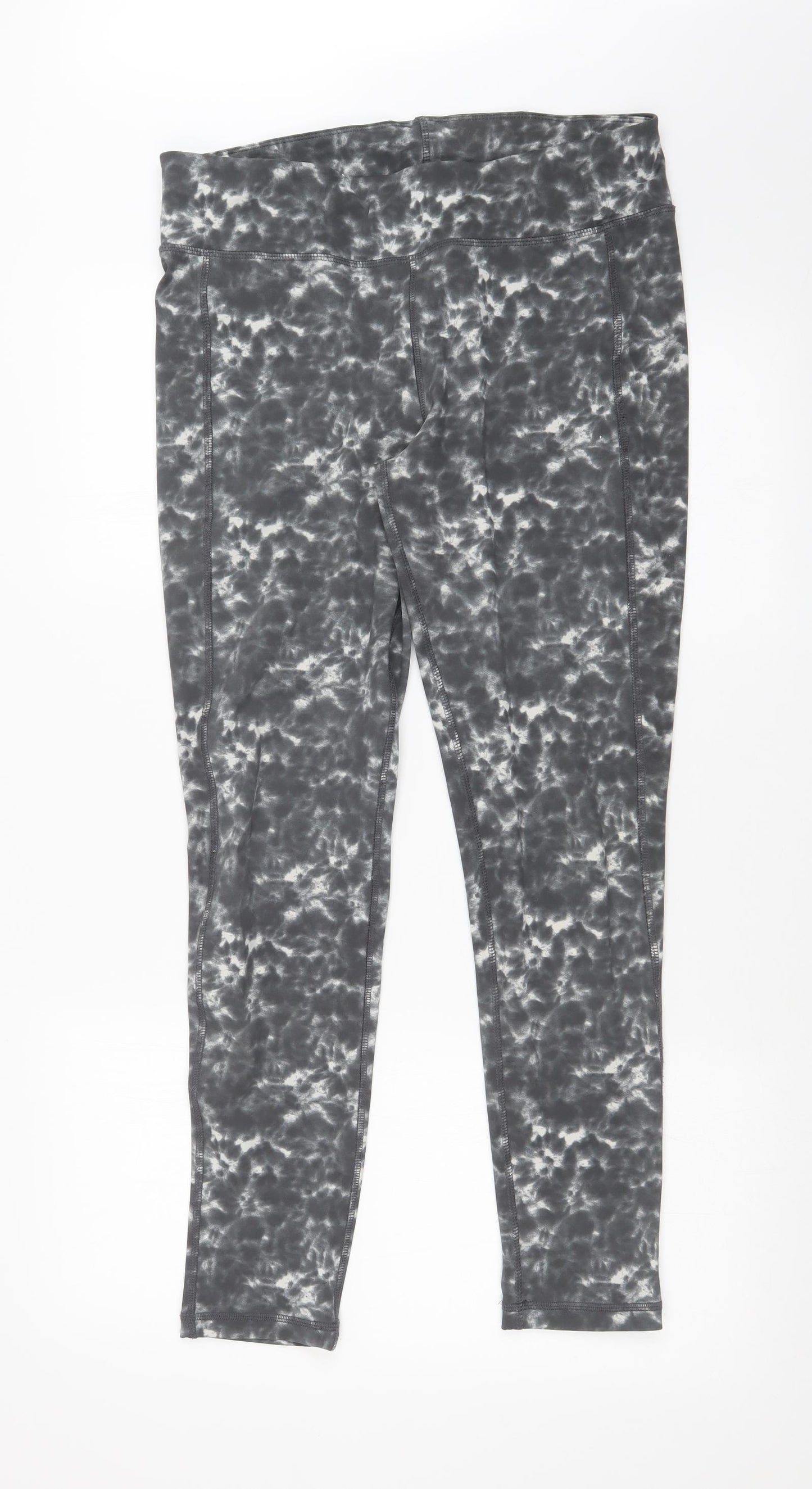 Crane Womens Multicoloured Tie Dye   Leggings Size 14 L28 in