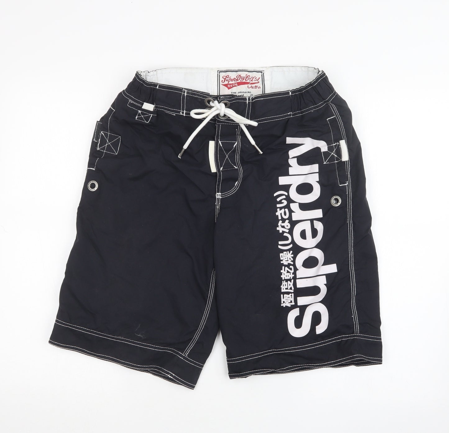 Superdry Mens Black   Athletic Shorts Size M