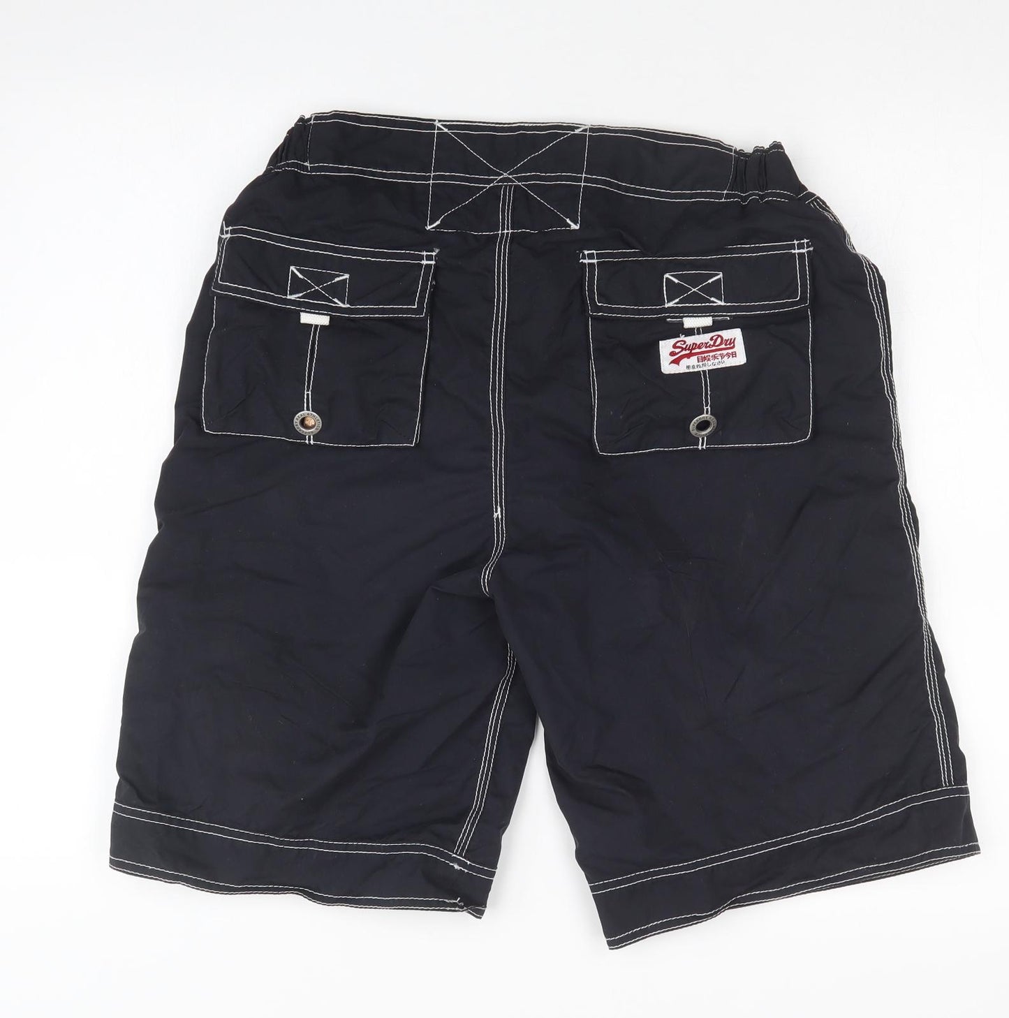 Superdry Mens Black   Athletic Shorts Size M