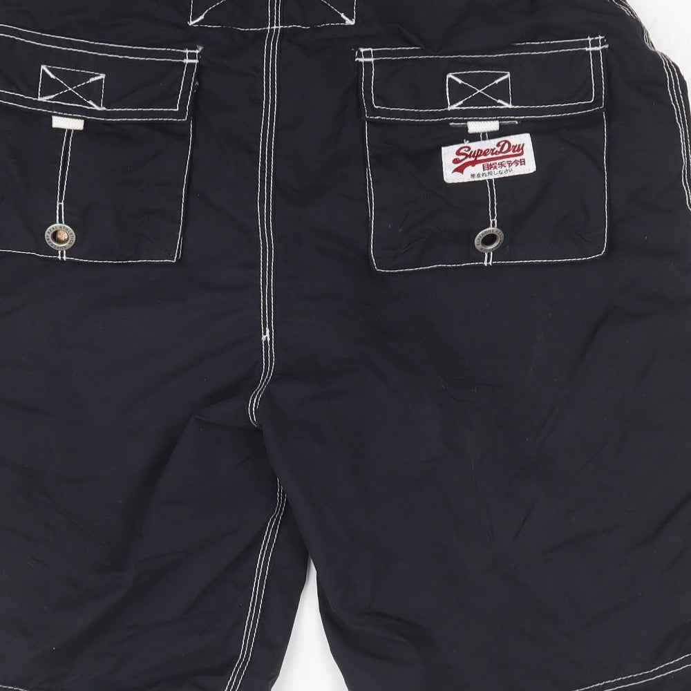 Superdry Mens Black   Athletic Shorts Size M