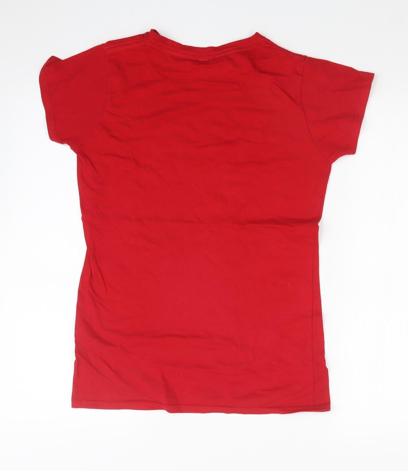 Preworn Womens Red   Basic T-Shirt
