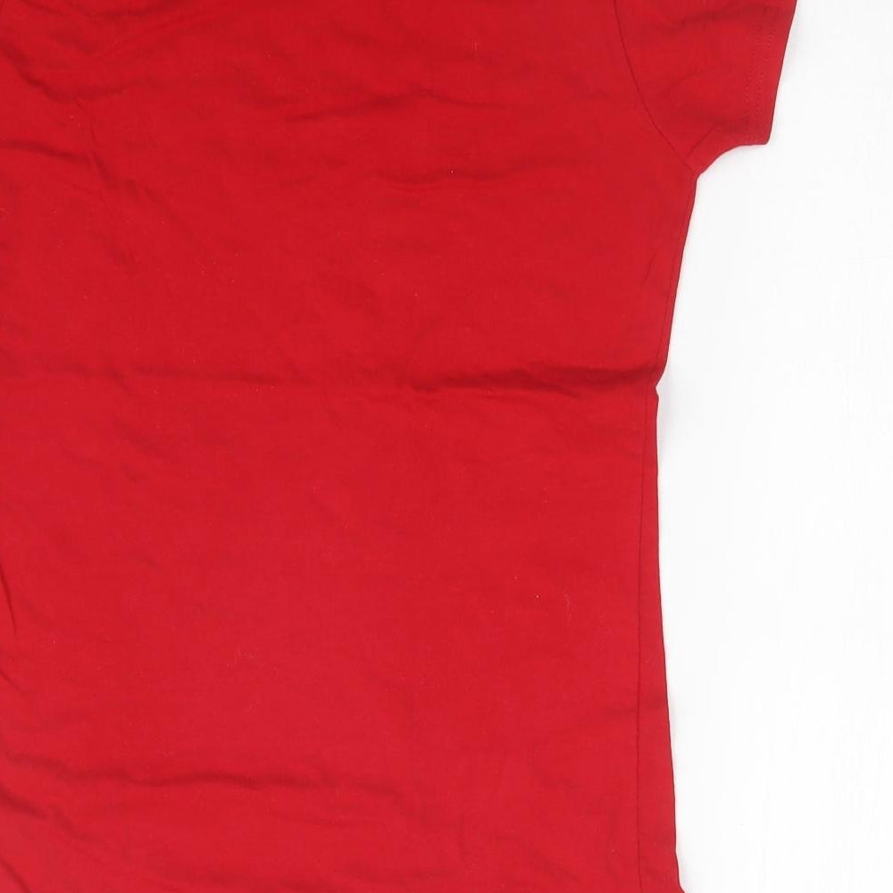 Preworn Womens Red   Basic T-Shirt