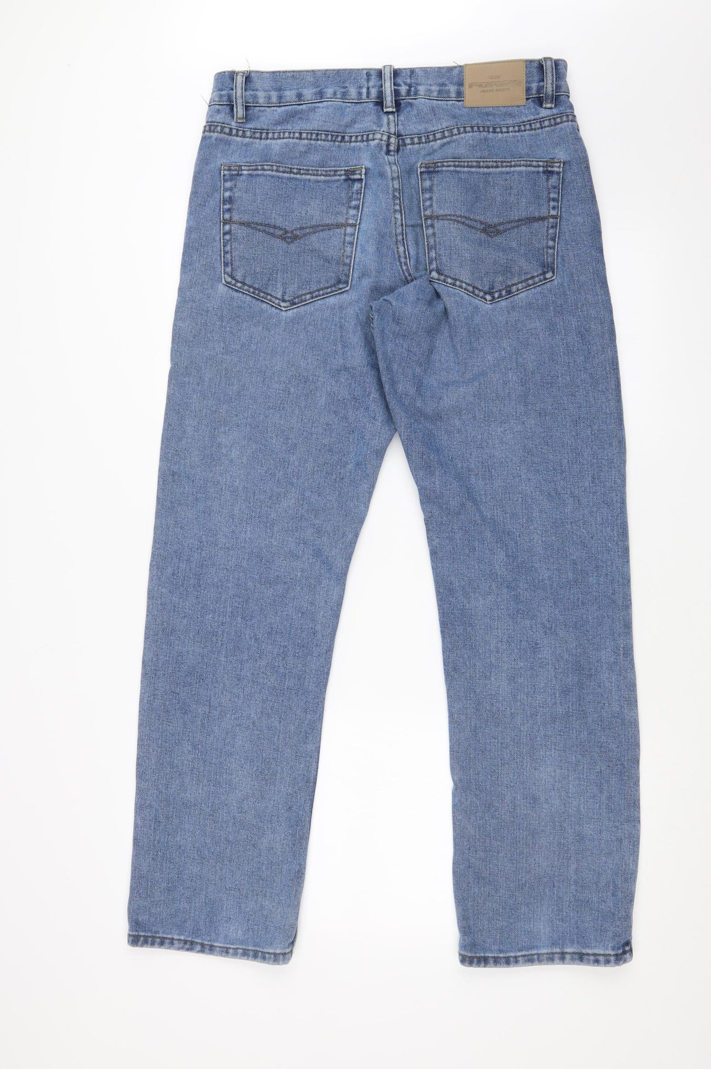 FORGE Mens Blue   Straight Jeans Size 32 in L30 in