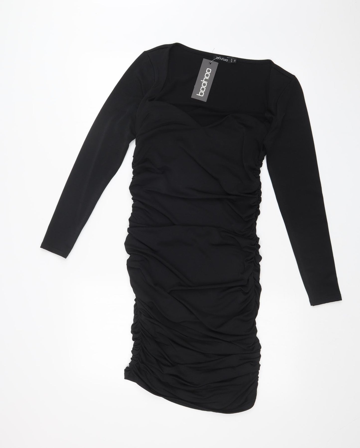 Boohoo Womens Black   Bodycon  Size 12