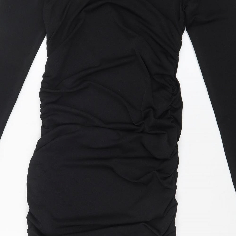 Boohoo Womens Black   Bodycon  Size 12