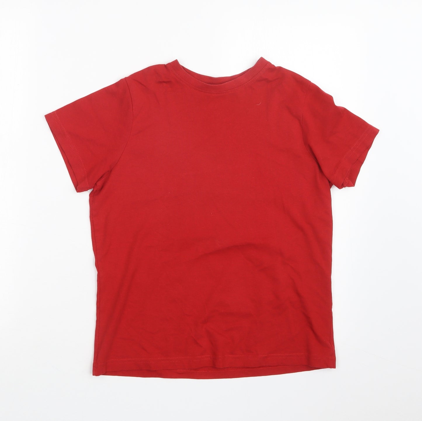 TU Boys Red   Basic T-Shirt Size 10 Years