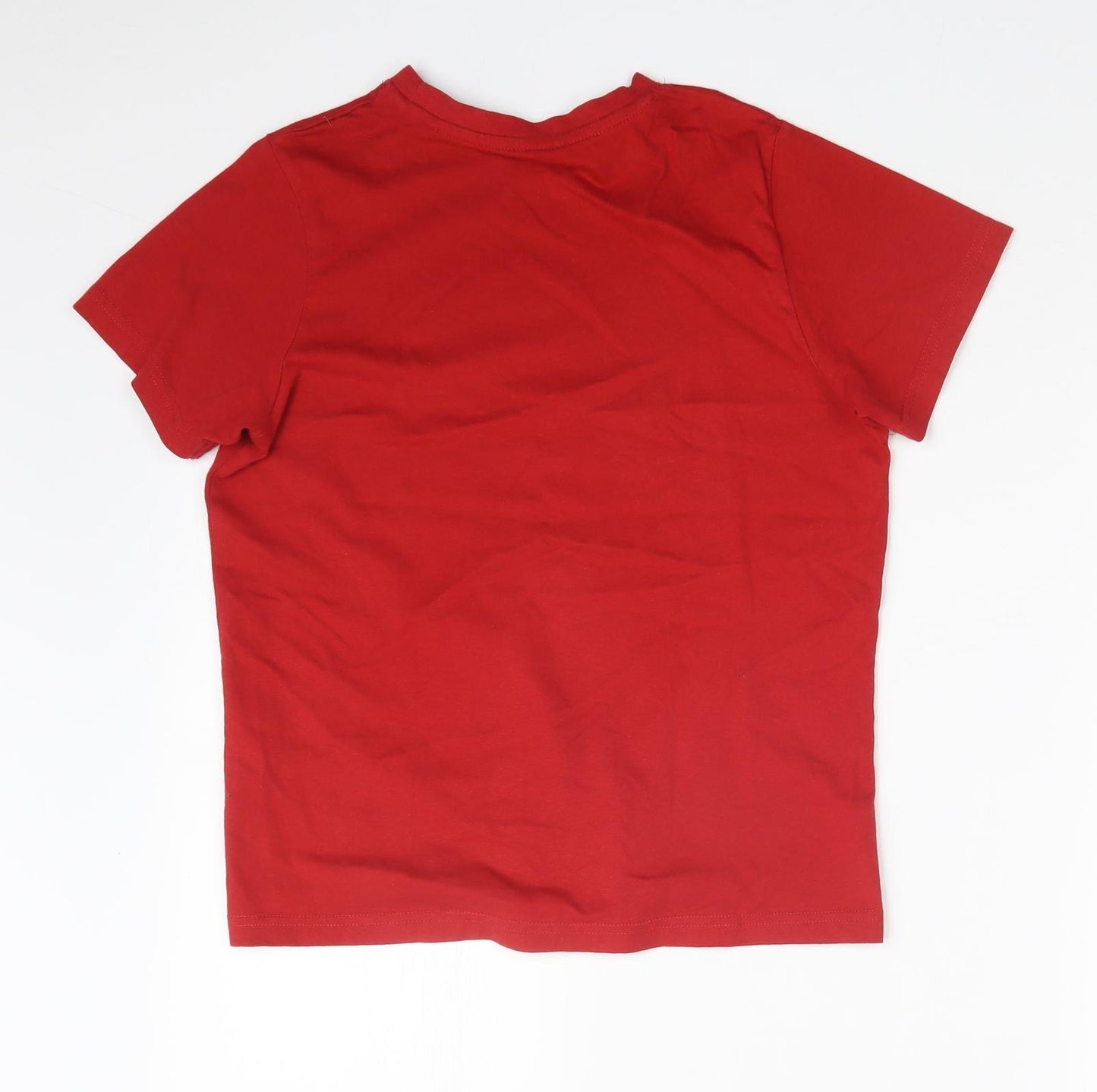 TU Boys Red   Basic T-Shirt Size 10 Years