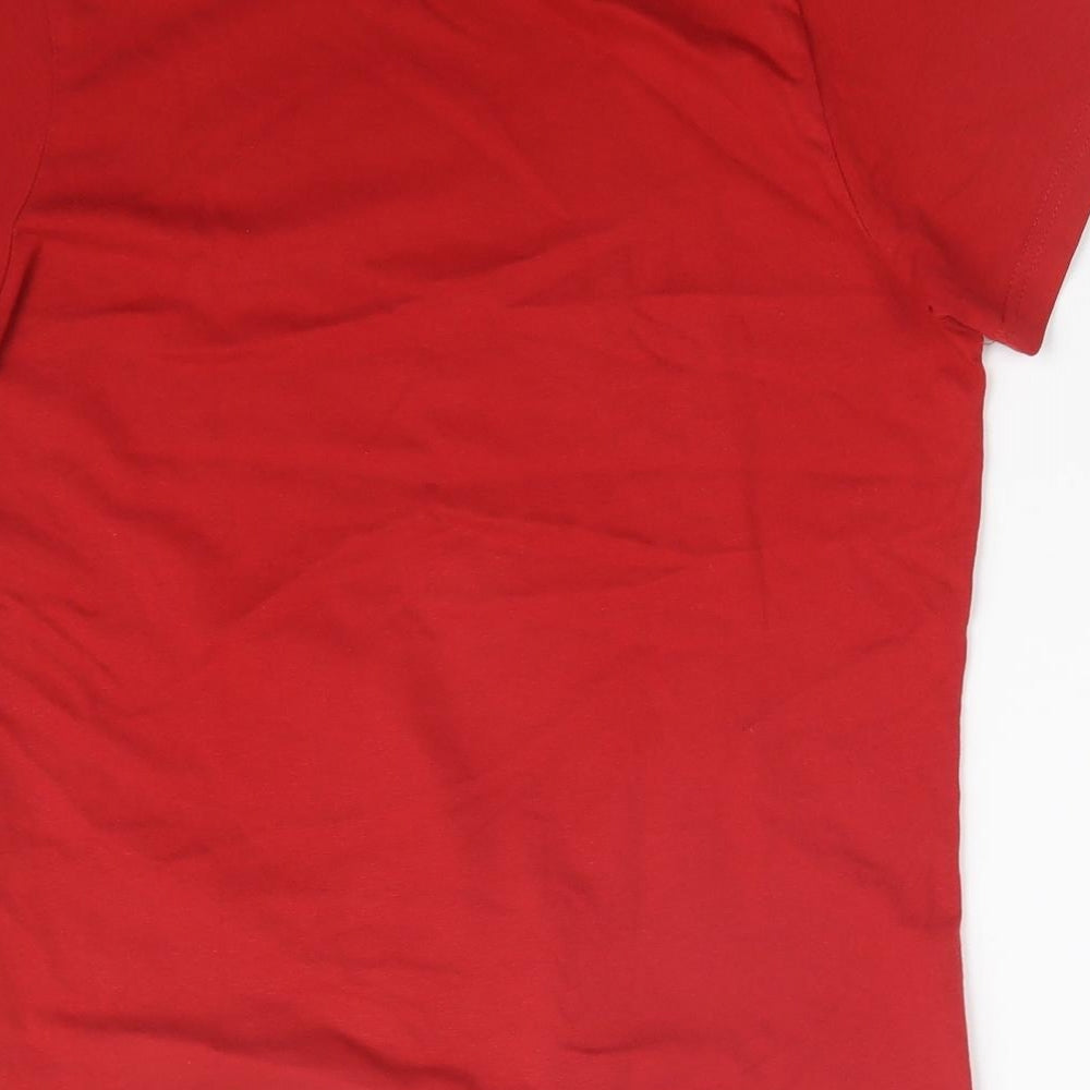 TU Boys Red   Basic T-Shirt Size 10 Years