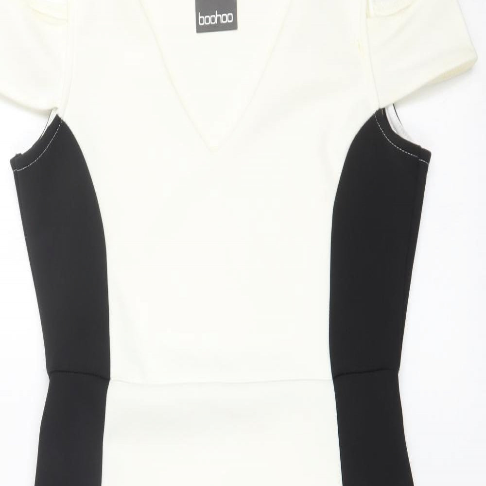 Boohoo Womens Multicoloured   Bodycon  Size 12