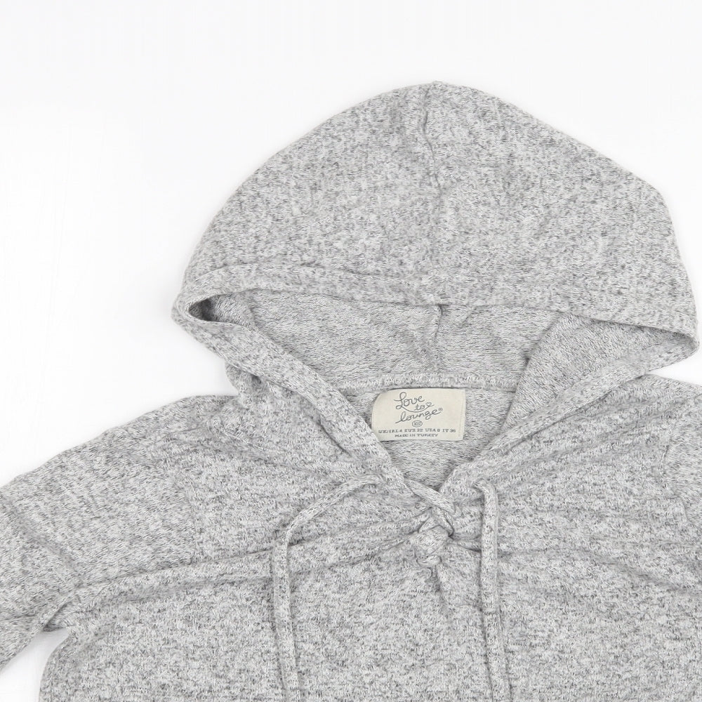 Primark Womens Grey Solid   Pyjama Top Size 4