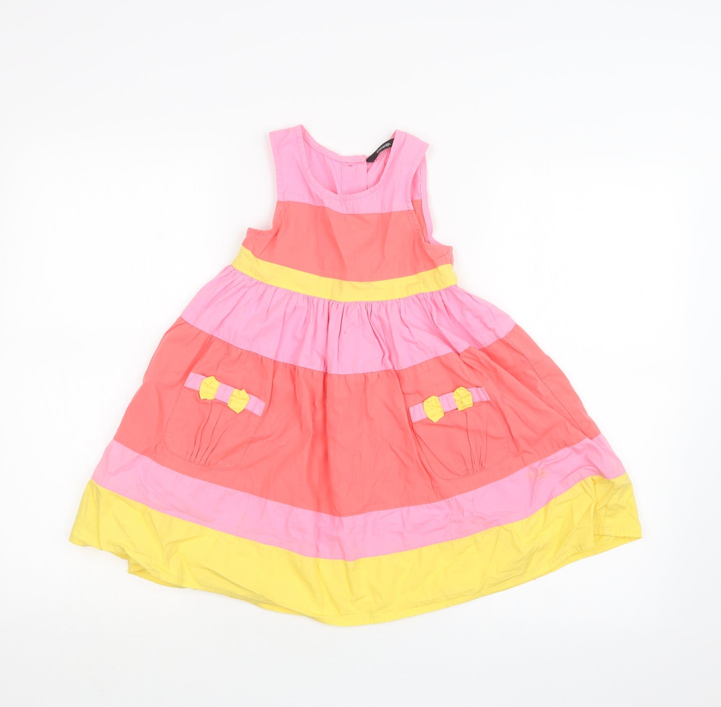 George Girls Multicoloured Striped  A-Line  Size 4-5 Years