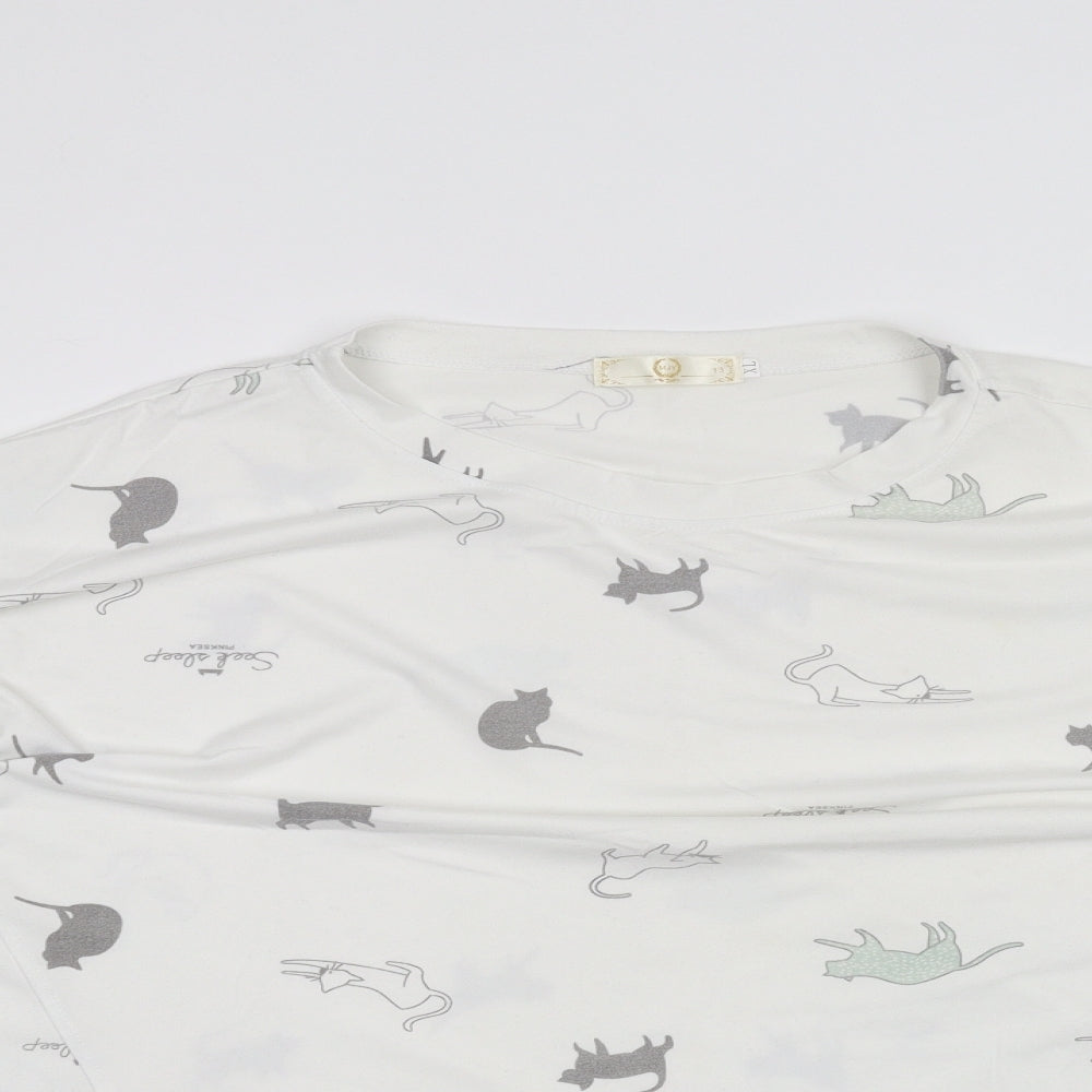 MJY Womens White   Basic T-Shirt Size XL